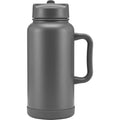 Wiklu Handled Vacuum-Insulated Sports Water Jug 40 oz Graphite Straw-Spout Lid - Product view