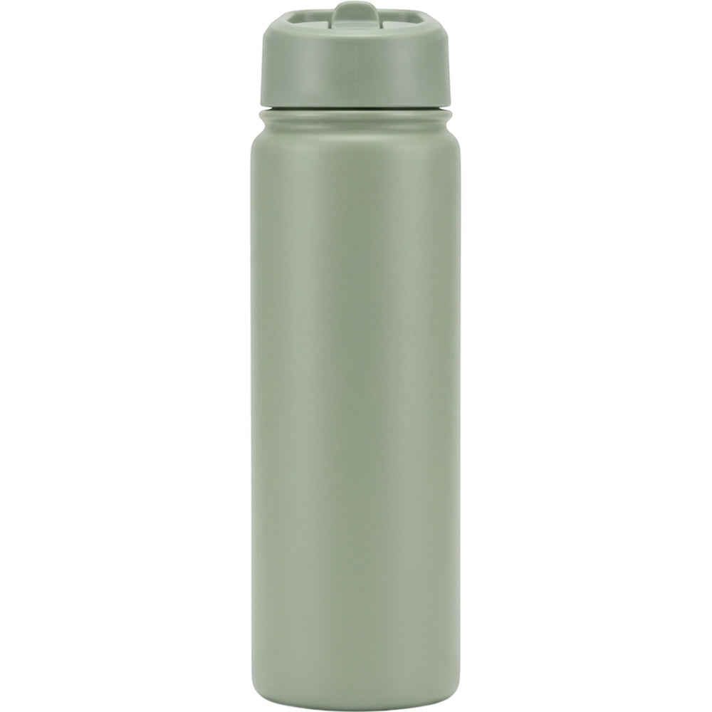 Wiklu Slim Vacuum-Insulated Sports Water Bottle 24 oz Sage Flip-Straw Lid - Product view